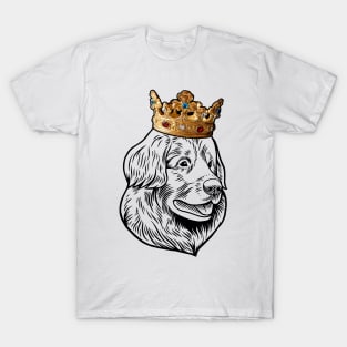 Leonberger Dog King Queen Wearing Crown T-Shirt